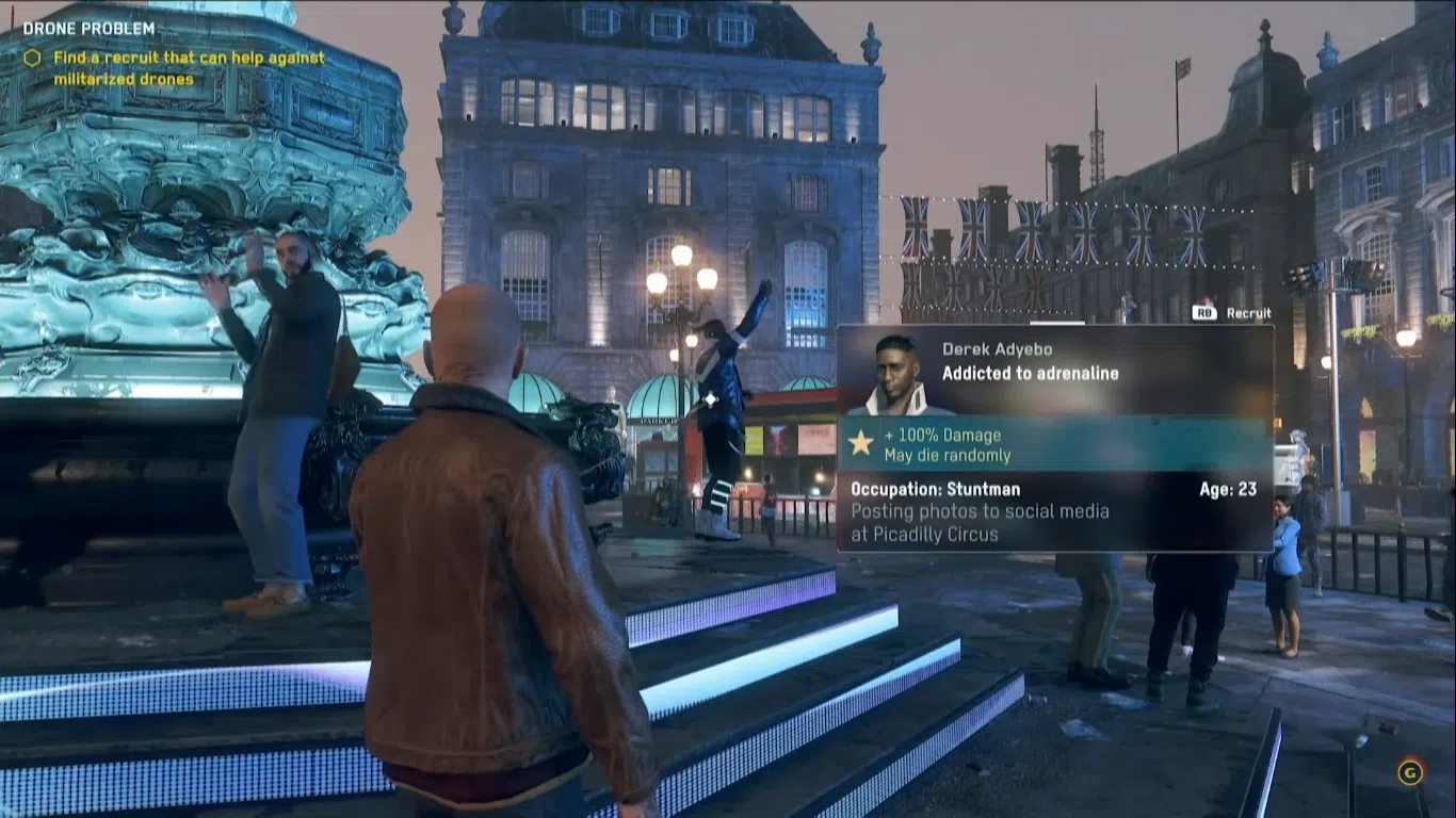 Watch dogs legion continua com o ctos, conhecido por manter um banco de dados com informações valiosas.