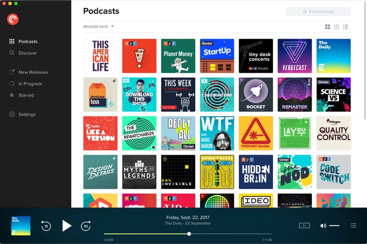 Pocket casts plus conta com algumas vantagens como aplicativo para computadores