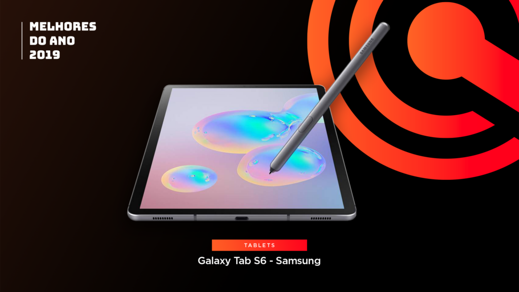 Entre os melhores do ano em tablet está o samsung galaxy tab s6