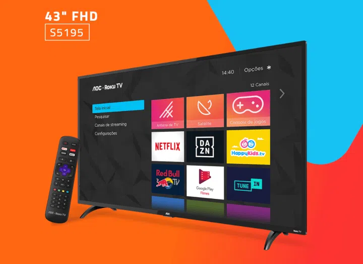 Roku chega ao brasil com duas smart tvs de 32 e 43 polegadas