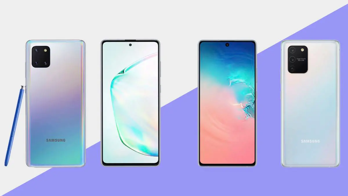 Samsung galaxy s10 lite note10 lite