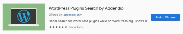 Wordpress chrome extensions wordpress plugins search 630x118 1