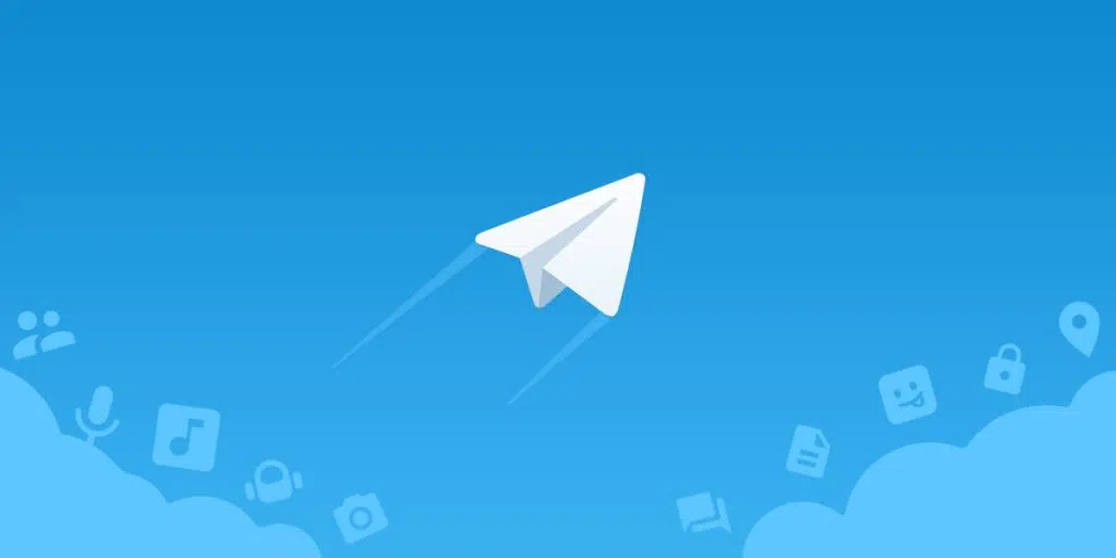 Logo do telegram; app de mensagem já conta com mensagens autodestrutivas