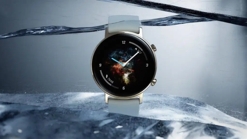 Huawei watch gt 2 na água