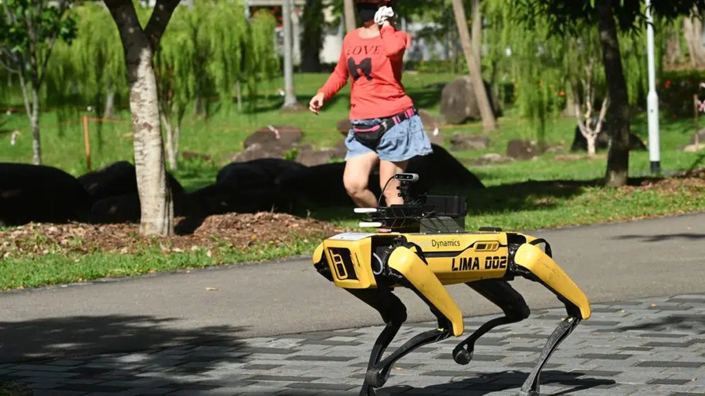 Spot boston dynamics singapura