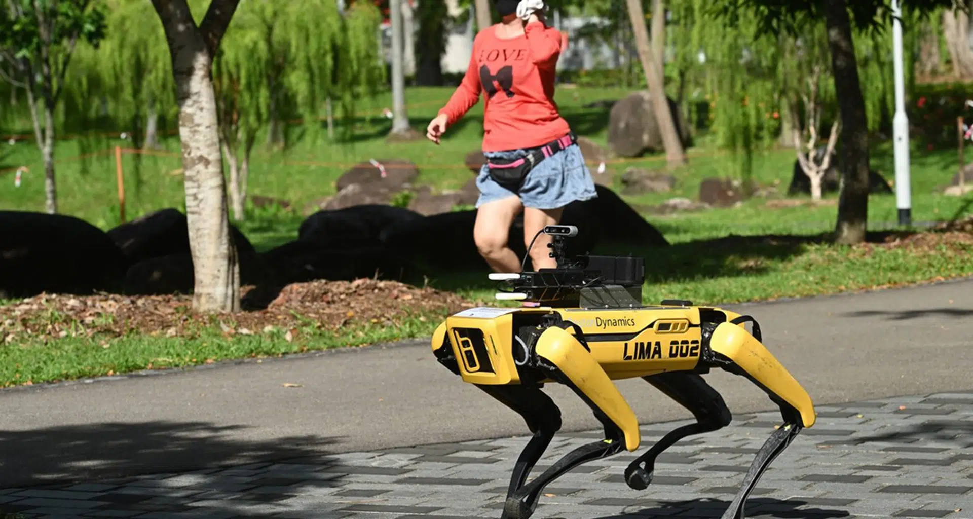 Spot boston dynamics singapura