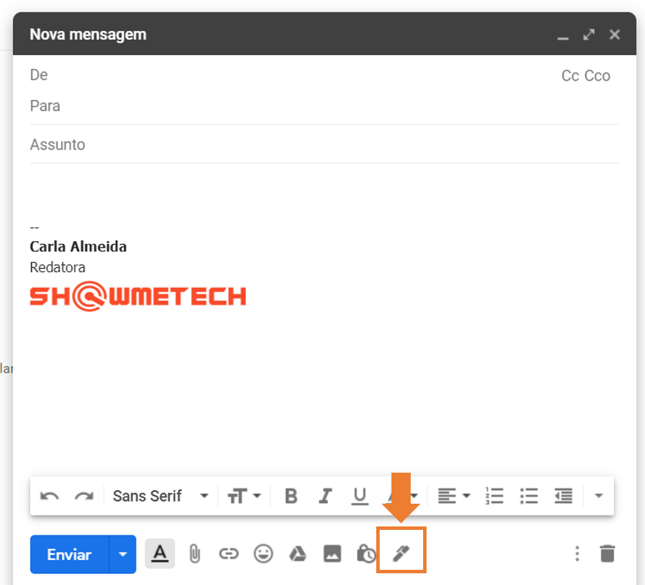 Como colocar assinatura no Gmail  - 5
