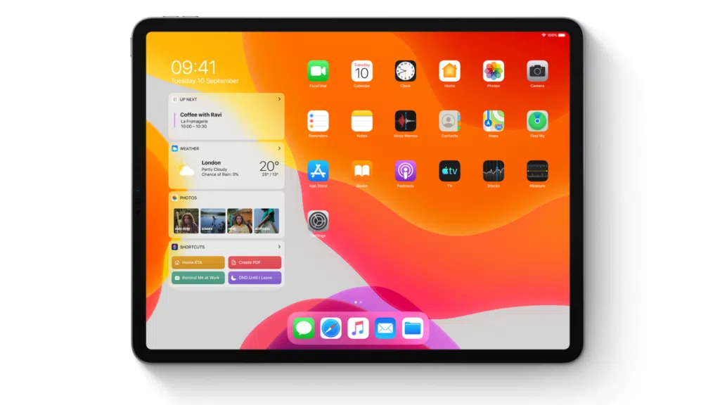 Ipad com ipados 14