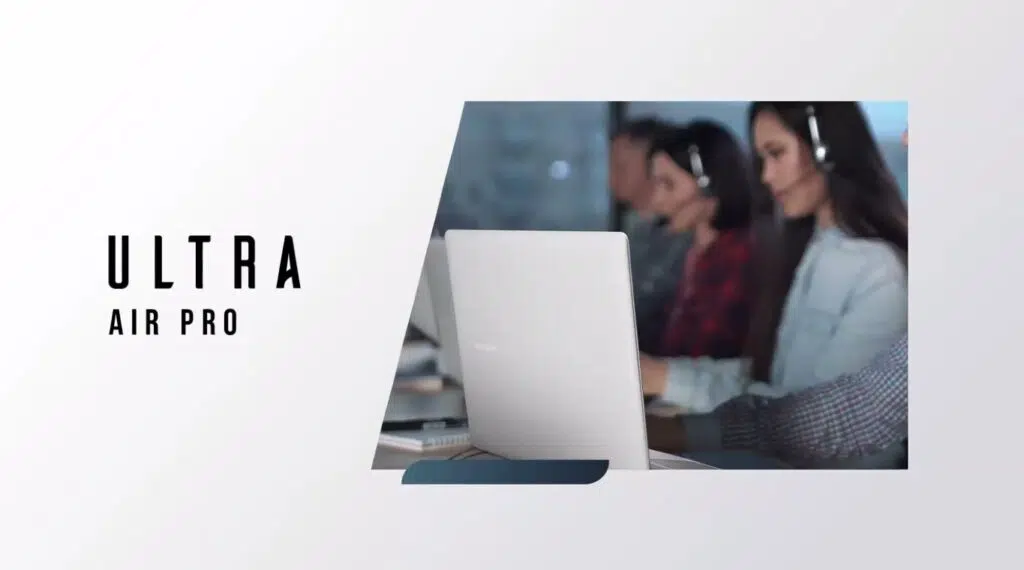 Linha ultra air pro de notebooks da multilaser