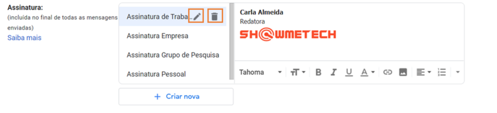 Como colocar assinatura no Gmail  - 45