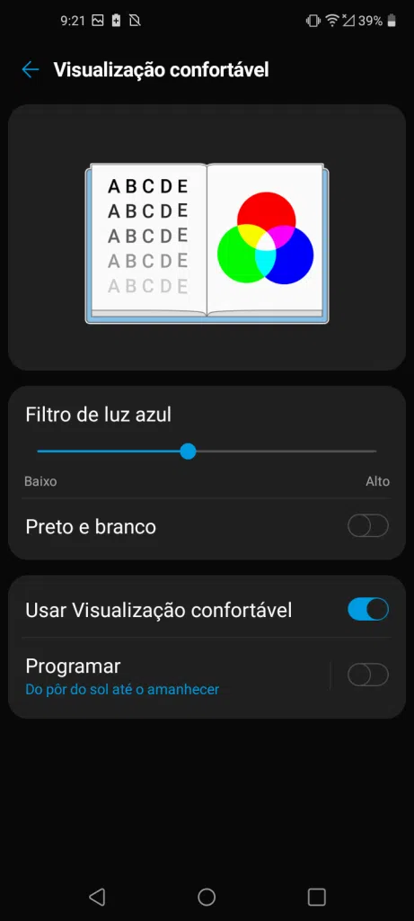 Série k tutorial filtro de luz azul