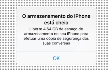 Armazenamento iphone