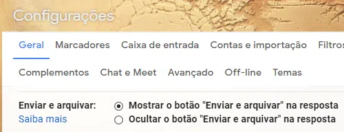 Envie e arquive mensagens na resposta de emails.