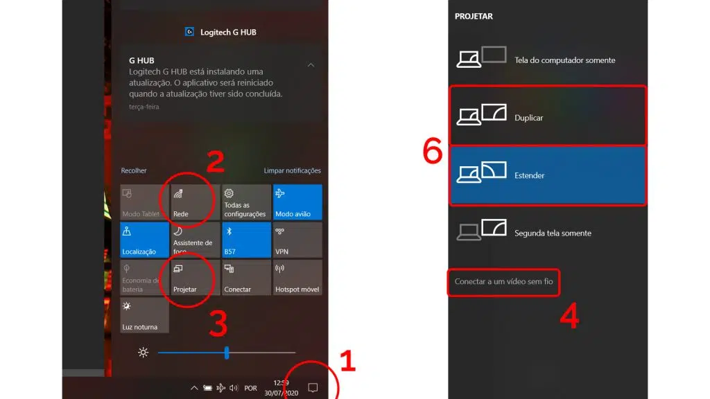 Espelhar tela windows em smart tv