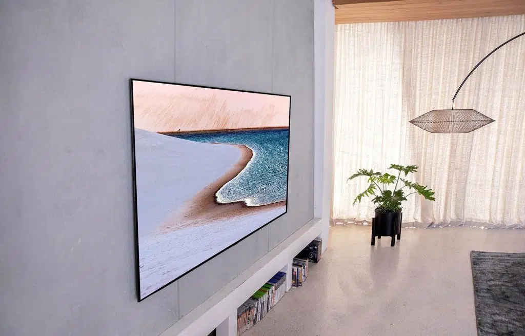 Uma das novas tvs oled da lg