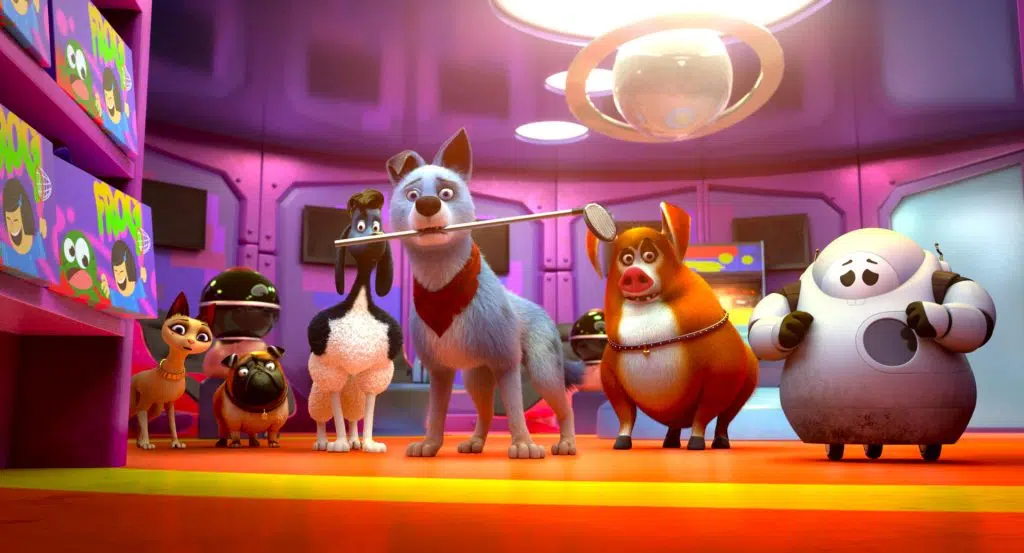 Cena da animação 'pets unidos'