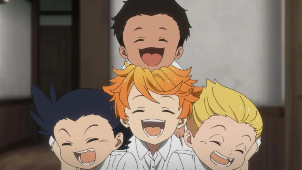 Cena do anime 'the promised neverland'