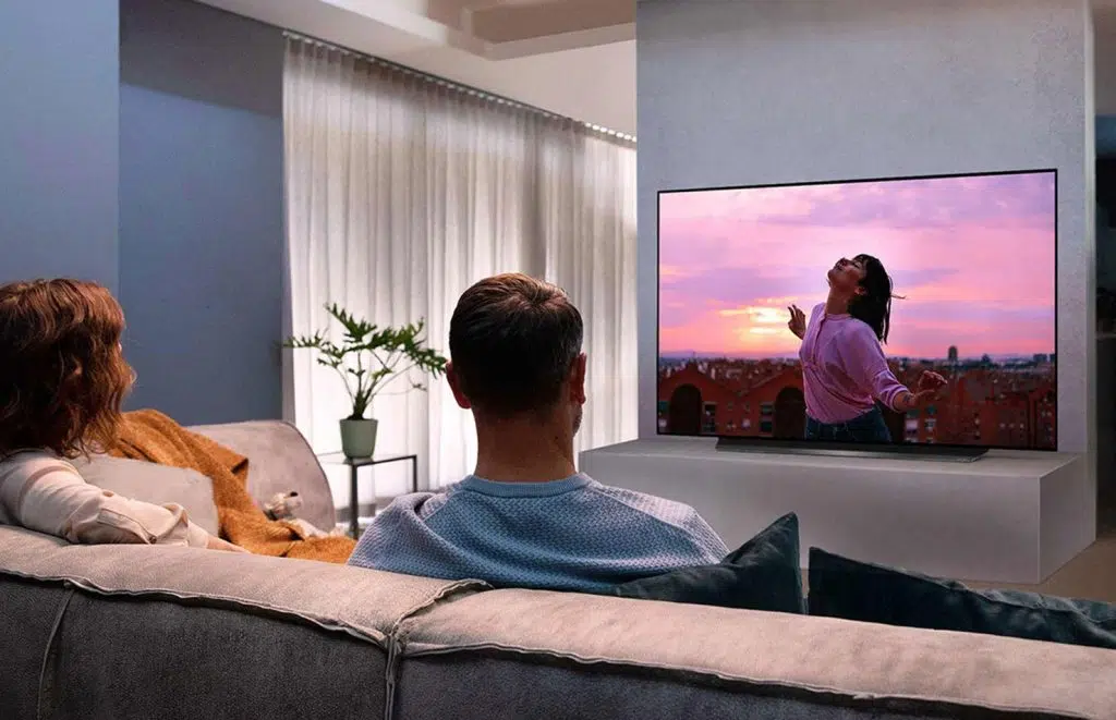 Uma das novas tvs oled da lg