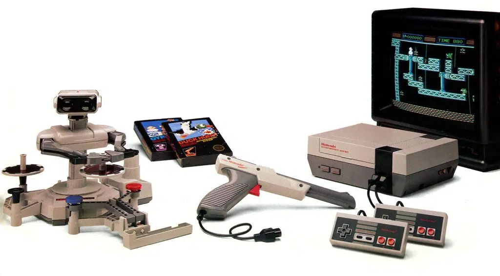 Lançamento do nintendo entertainment system nes