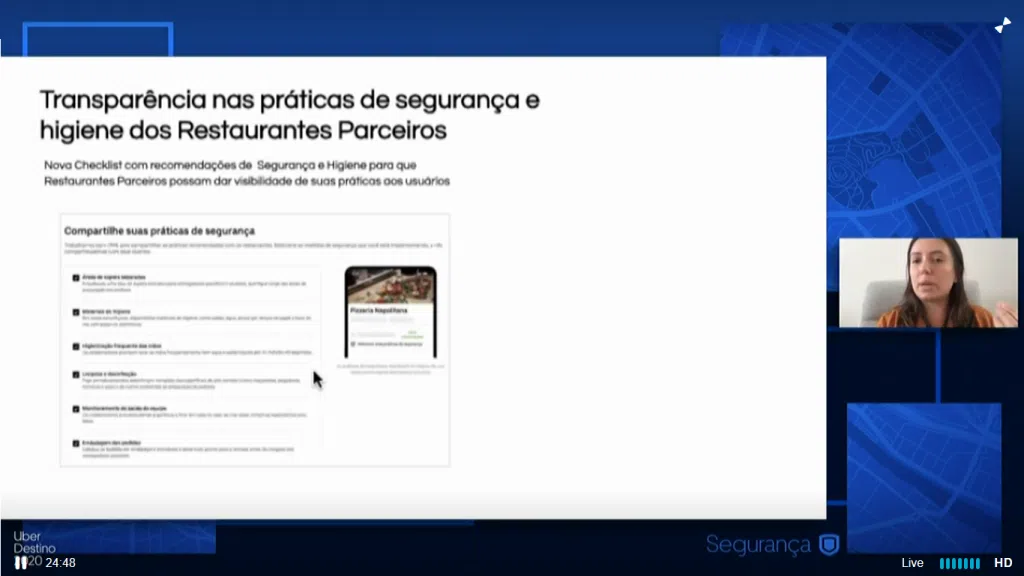 Uber anuncia verificação de identidade para usuários e mais segurança no uber eats. Durante a conferência uber destino 2020, a empresa ainda compartilhou números relacionados às suas ações durante a pandemia, além de revelar dados do impacto de suas parcerias