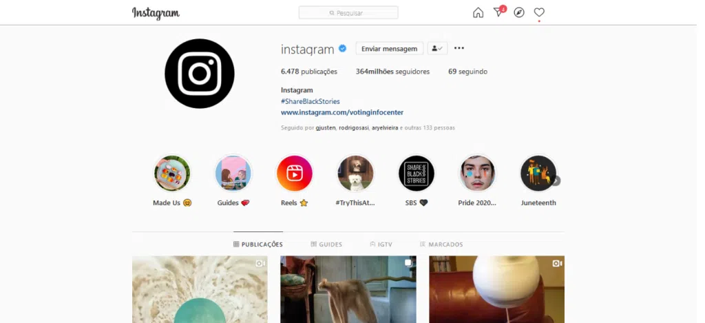 Instagram diminuirá importância do número de seguidores para verificar contas. Com objetivo de tornar o processo de contas verificadas mais justo, o instagram deixará de levar em consideração a quantidade de seguidores do perfil