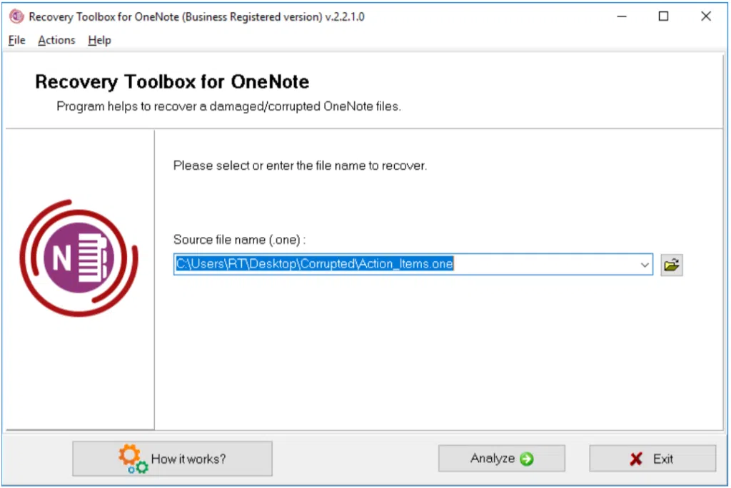 Recuperando arquivos do onenote