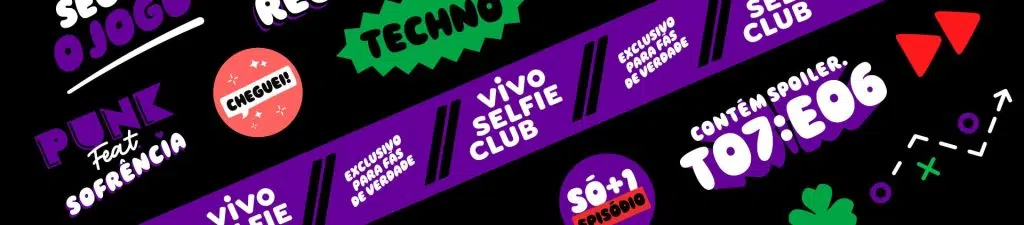 Vivo selfie club: campanha da vivo busca gerar engajamento com o público jovem (imagem: divulgação/vivo)