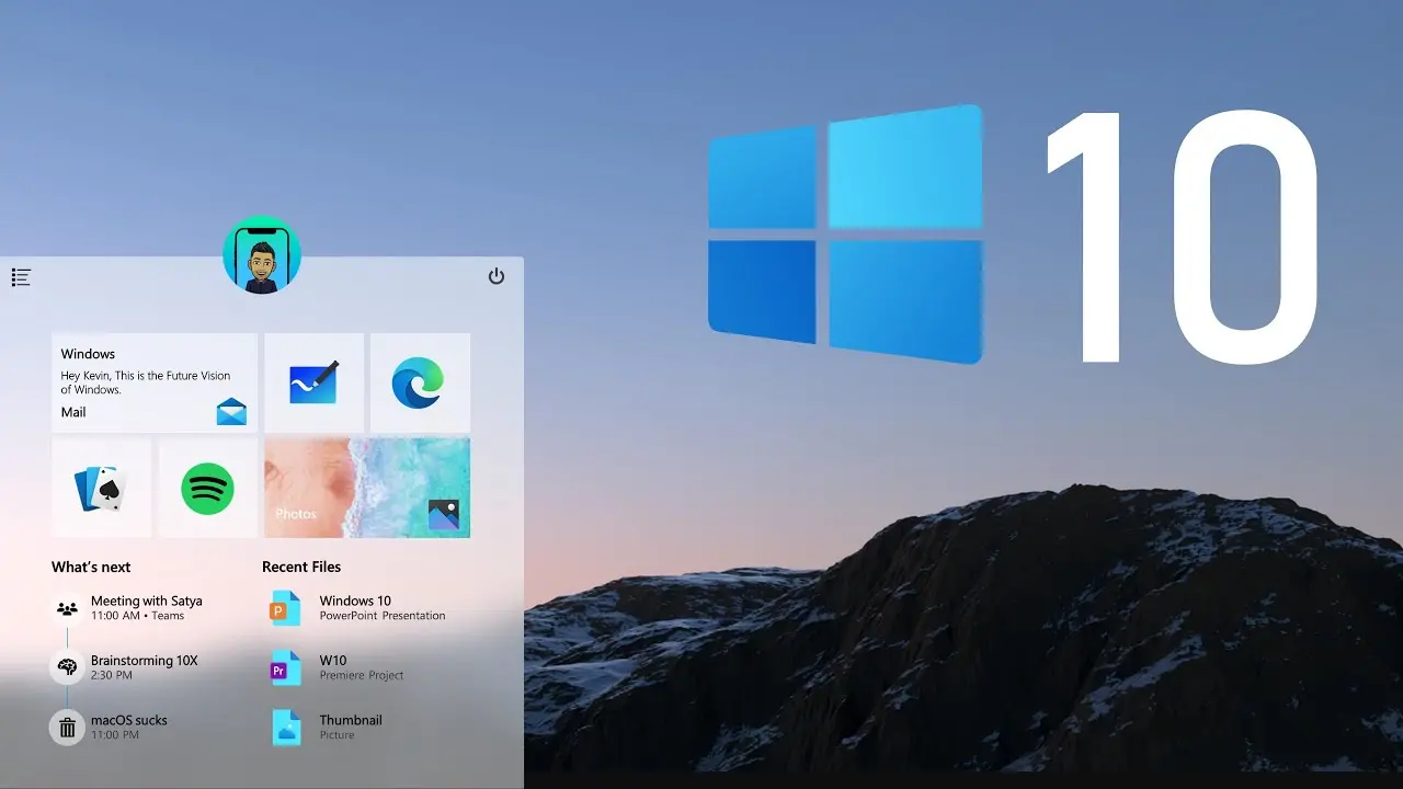 Imagem do novo windows 10 2021