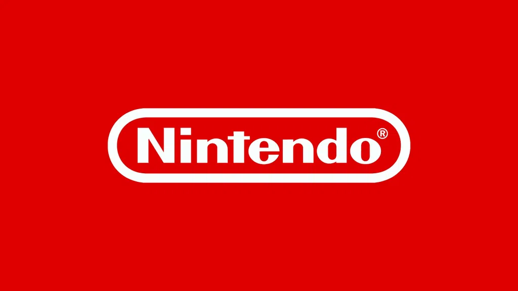 Logo da nintendo com o fundo vermelho