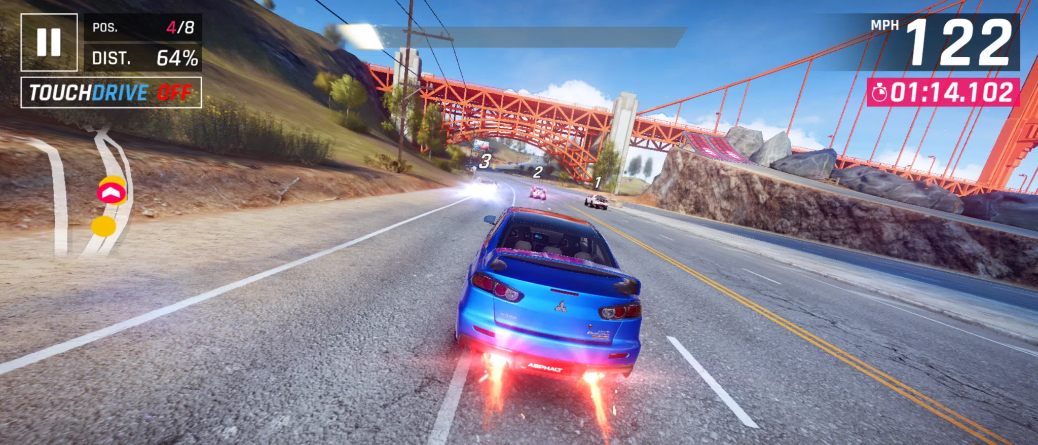 Captura de tela asphalt 9 no moto g 5g plus