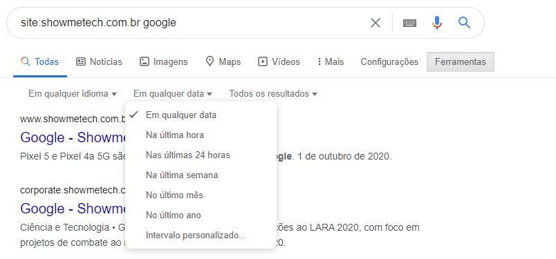 22 dicas da Busca do Google para melhorar suas pesquisas - 74