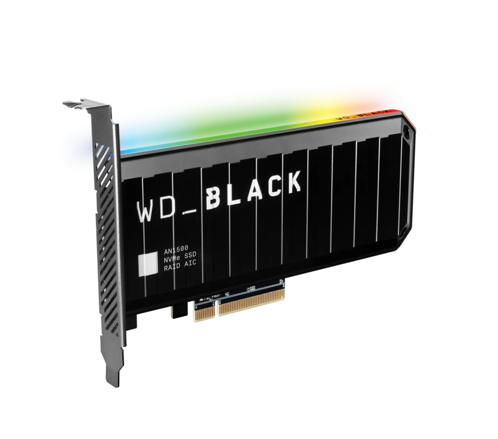 Cartão de expansão ssd nvme wd_black an1500