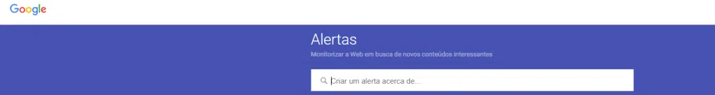 Dicas do google alerta