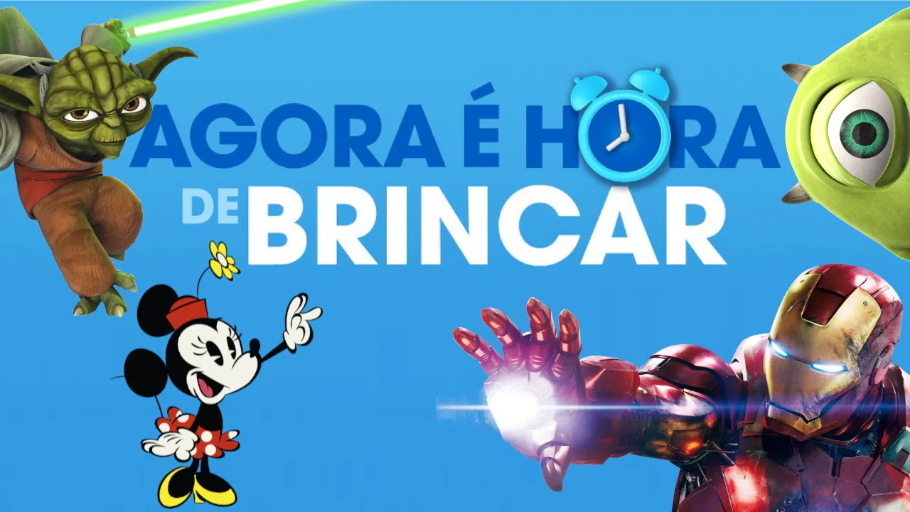 Agora é hora de brincar