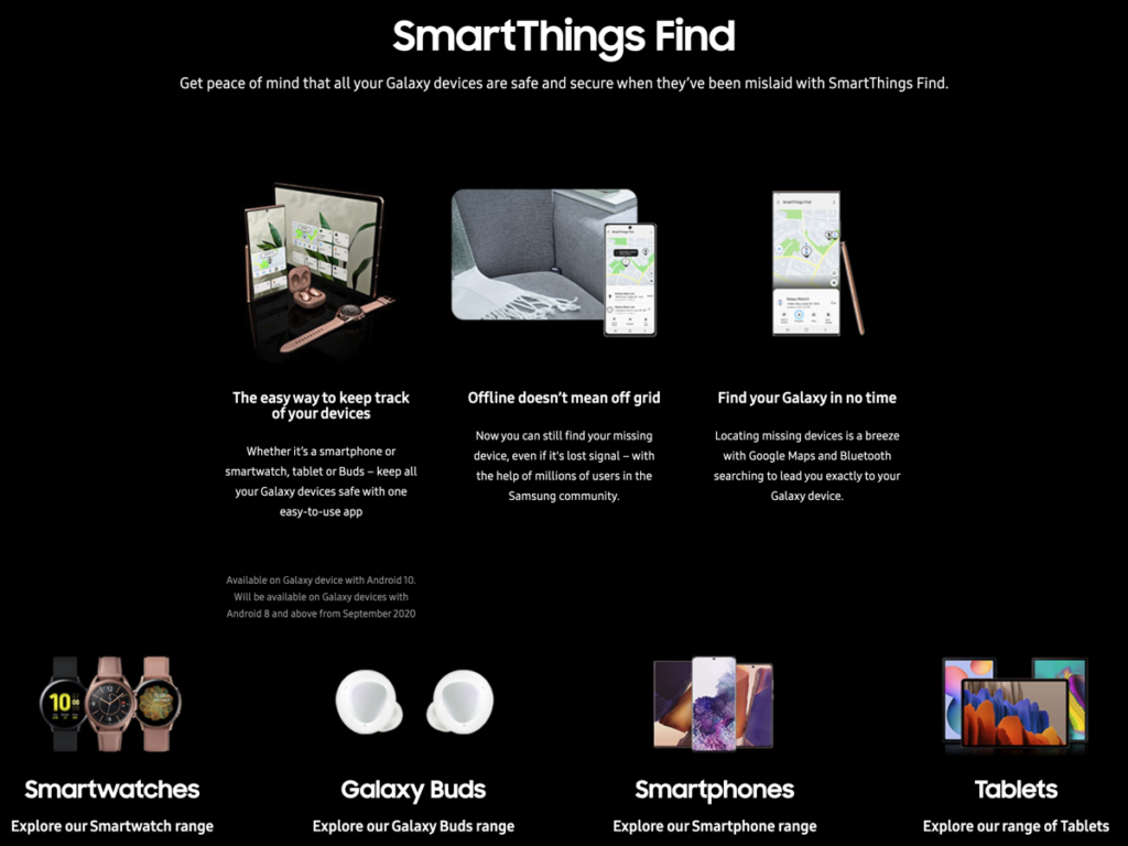 Samsung libera SmartThings Find  app que localiza seus aparelhos Galaxy at  mesmo offline - 60