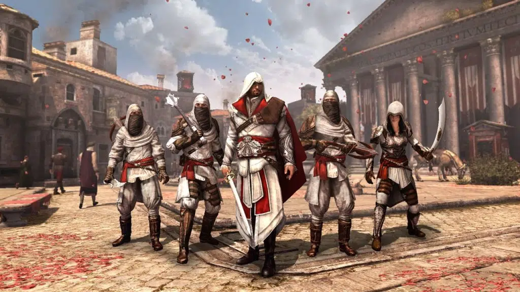 Assassinos em assassin's creed brotherhood