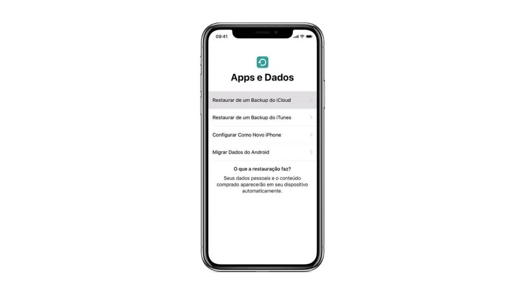 Backup do icloud, que é uma das dicas e truques para iphone 12