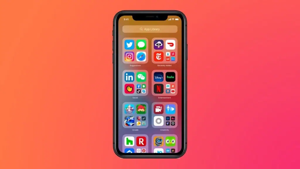 Biblioteca de apps, que é uma das dicas e truques para iphone 12
