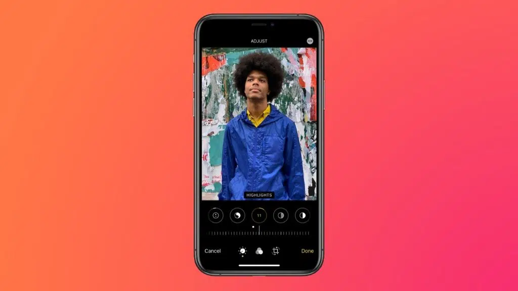 Edição de fotos no app fotos, que é uma das dicas e truques para iphone 12