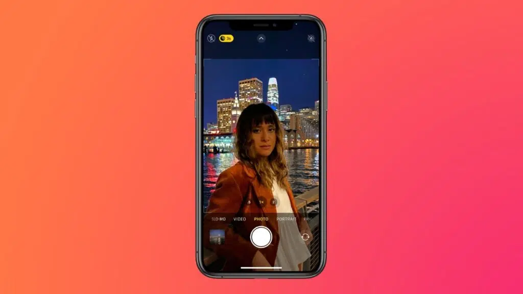 Câmera do iphone com modo noite, que é uma das dicas e truques para iphone 12