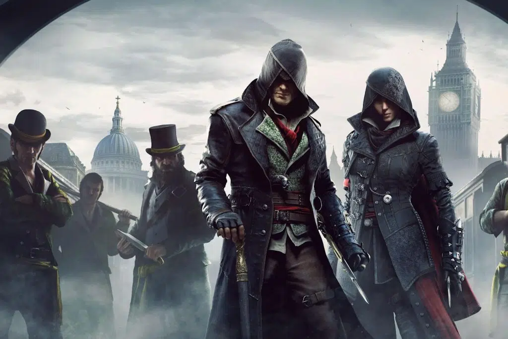 Os irmãos assassinos em assassin's creed syndicate