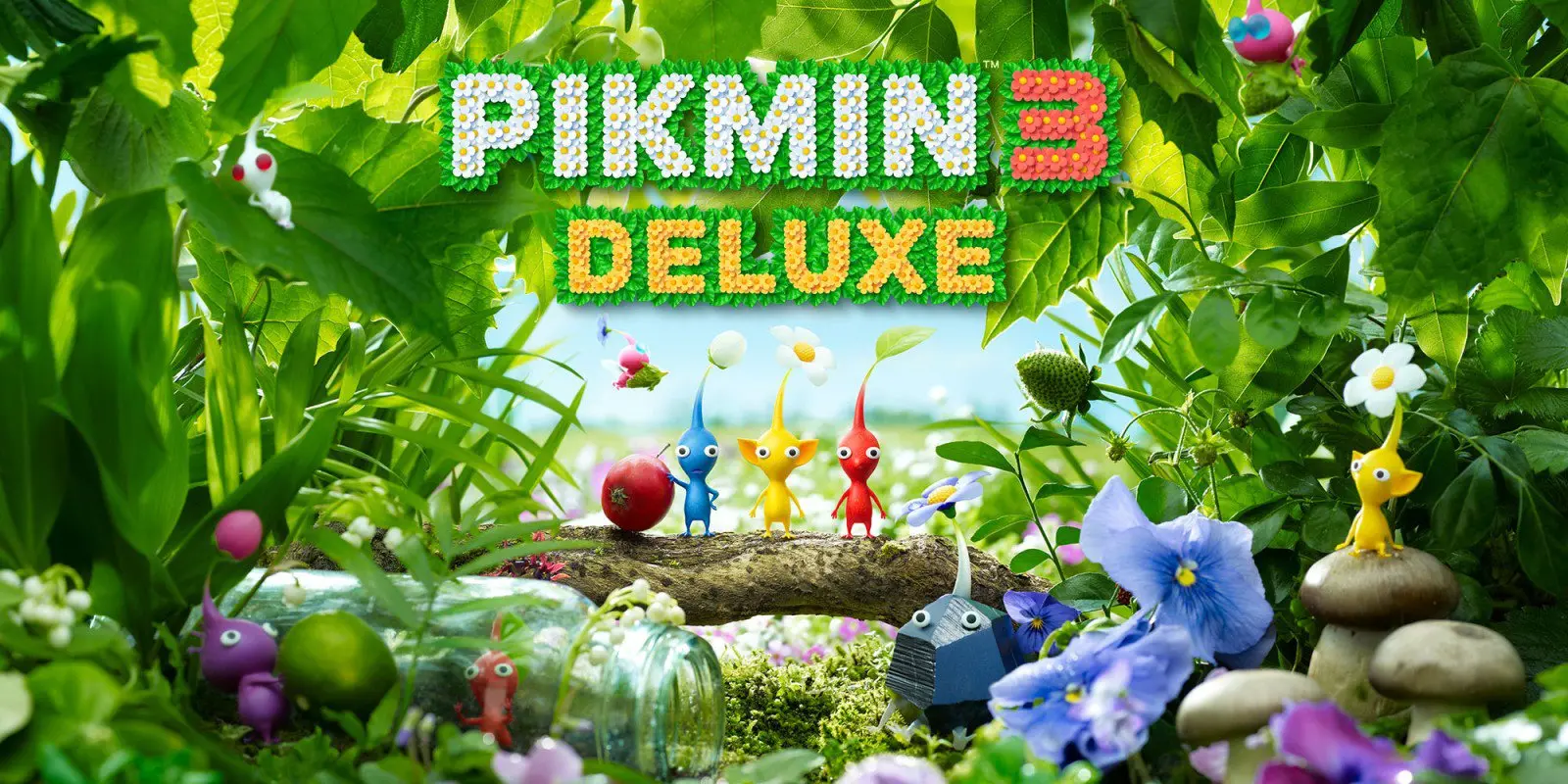 Imagem promocional de pikmin 3 deluxe.