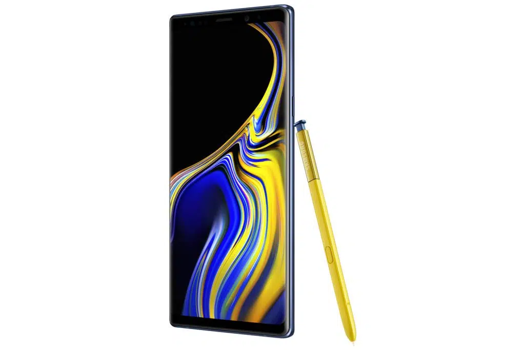 Galaxy note 9, o último de toda a linha galaxy note a vir com conectores de fone de ouvido.