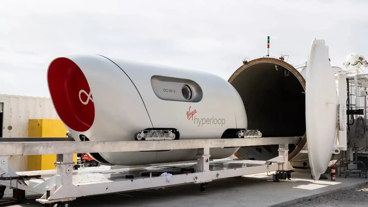 Teste do hyperloop destaque