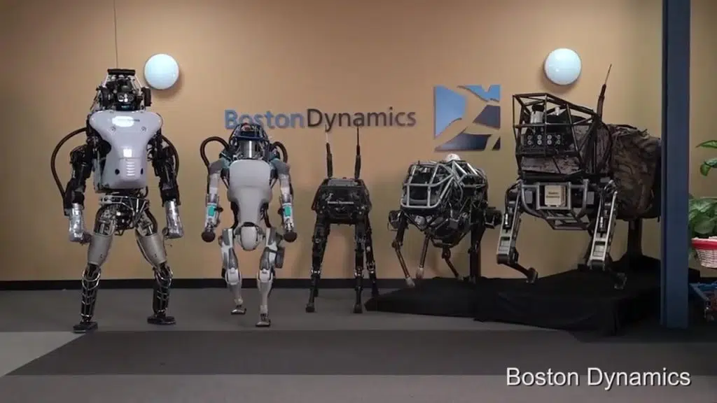 Robôs da boston dynamics dançam