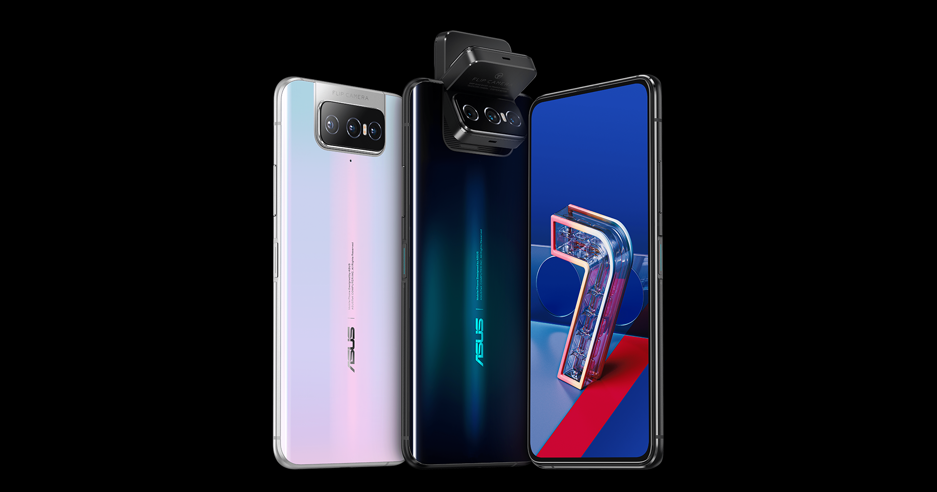 O novo zenfone 7 vem equipado com uma câmera flip que detecta movimento de queda e se retrai para evitar quebras