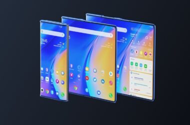 Tcl apresenta celular dobrável e enrolável que vira tablet