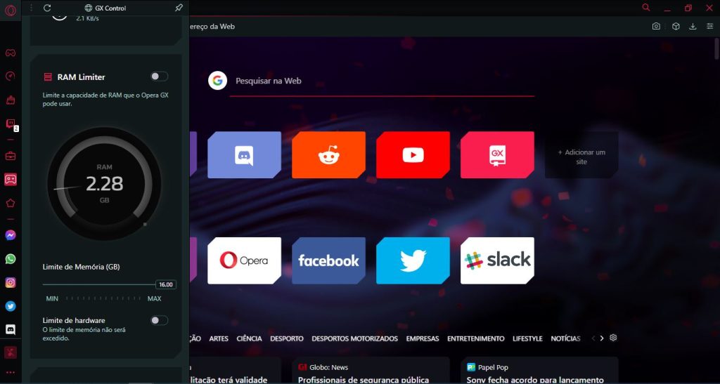 Opera GX  o navegador gamer dedicado para jogos - 21