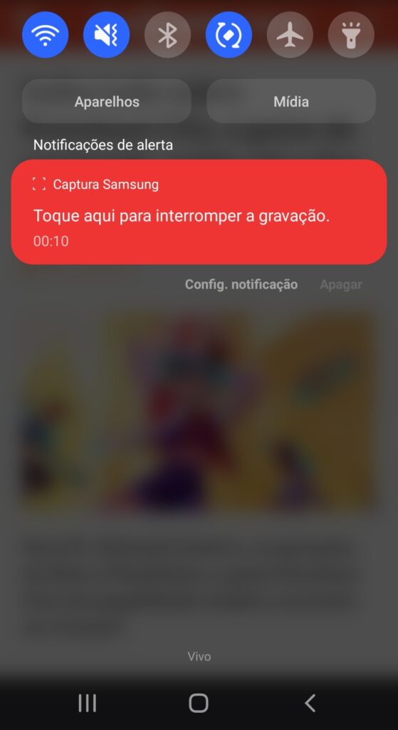 Como gravar a tela do celular Android - 31