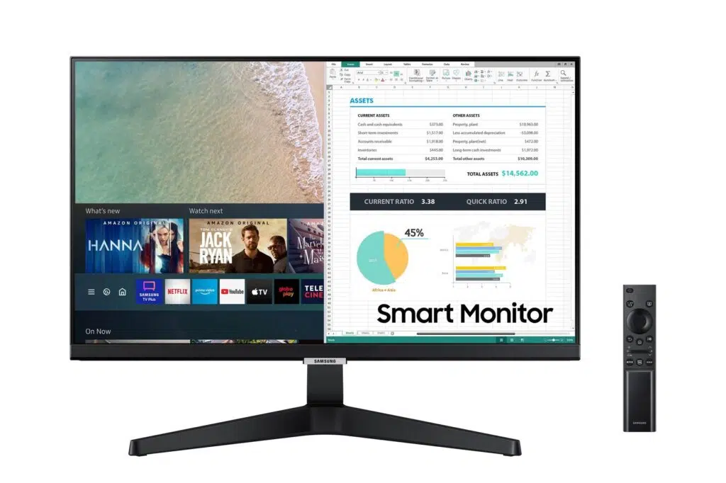 Smart monitor samsung m5 mockup